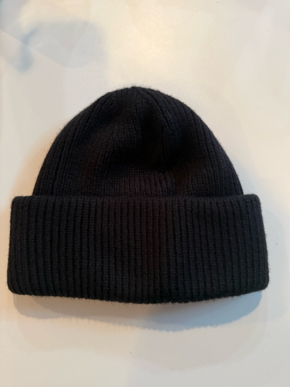 Madewell Classic Wool-Blend Knit Beanie in Black NWT - Picture 3 of 6